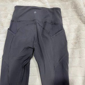 Lululemon Leggings w Pockets Dark Grey